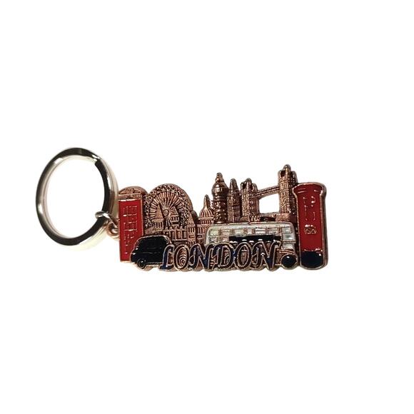 London England Metal Keychain Big Ben Souvenir - Picture 3 of 6